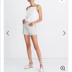 The Perfect Jean Short in Cloud Lining